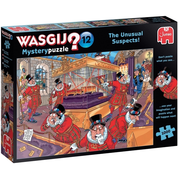 Wasgij Mystery 12 De Usædvanlige Mistænkte! (Billede 1 af 2)