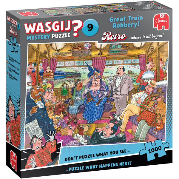 Wasgij Retro Mystery 9 The Great Train Robbery! (Billede 1 af 2)