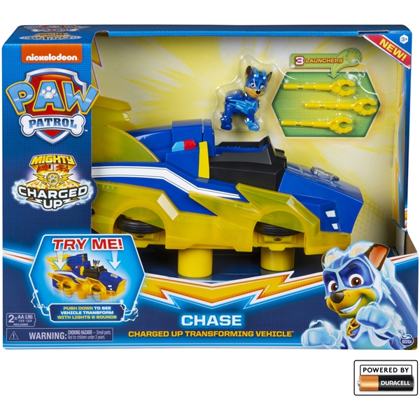 kompromis fjerkræ Kor Paw Patrol Chases Charged up Deluxe Vehicle - Biler - Paw Patrol |  Shopping4net