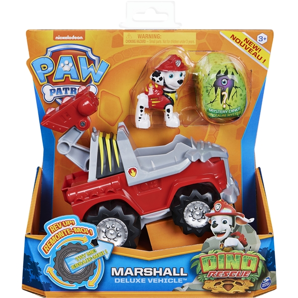 Paw Patrol Dino Deluxe Vehicles Marshall (Billede 1 af 5)