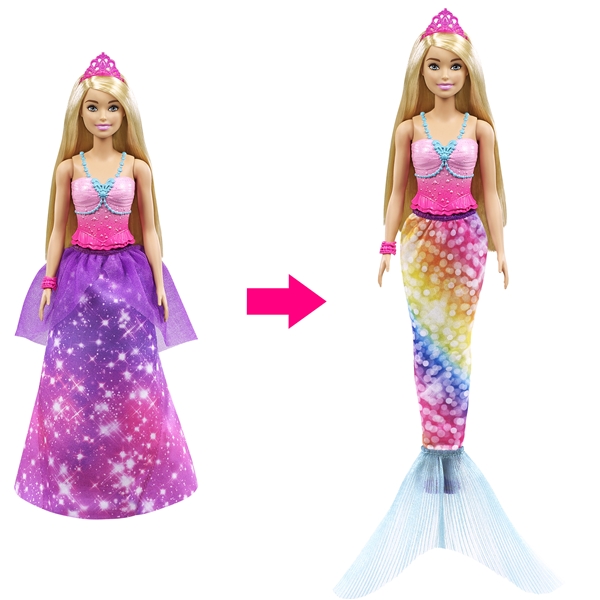 Barbie Dreamtopia 2-in-1 Doll Barbie (Billede 1 af 4)