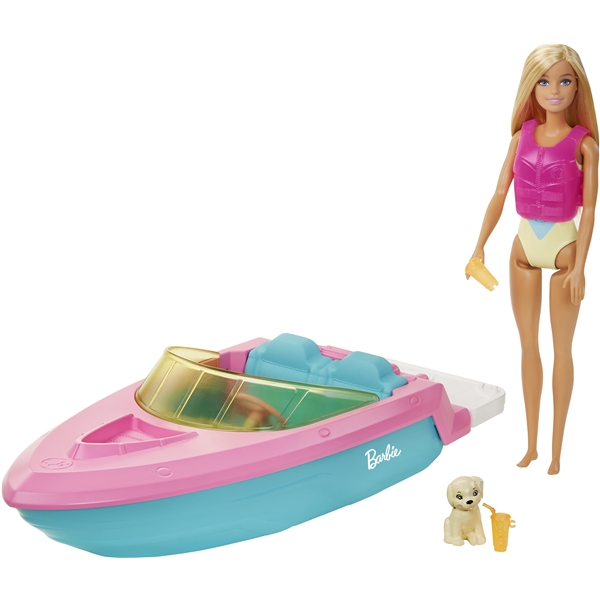Barbie Doll & Boat (Billede 1 af 7)