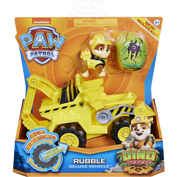 Paw Patrol Dino Deluxe Vehicles Rubble (Billede 1 af 3)