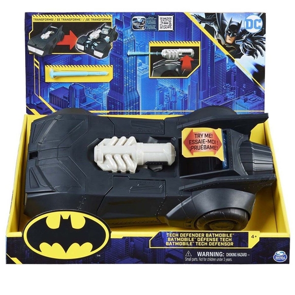 Batman Transforming Batmobile with 10 cm Figure (Billede 1 af 5)