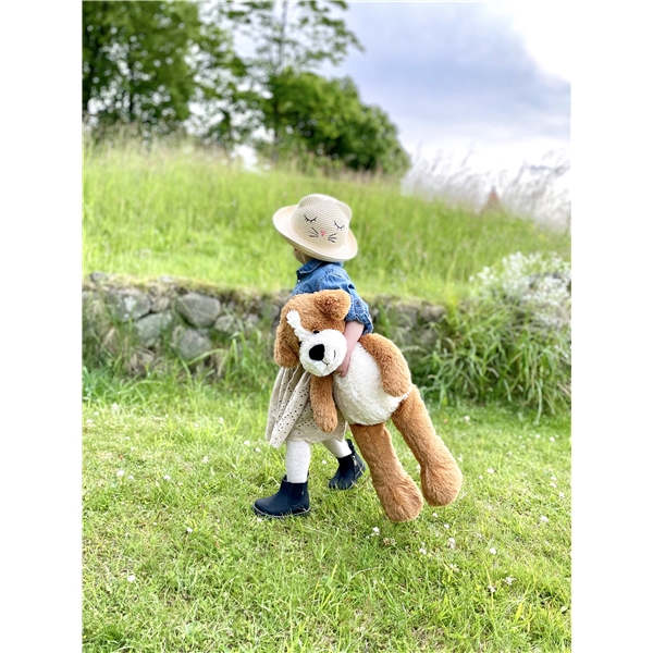 Teddykompaniet Hund, Brun 60 cm (Billede 3 af 3)