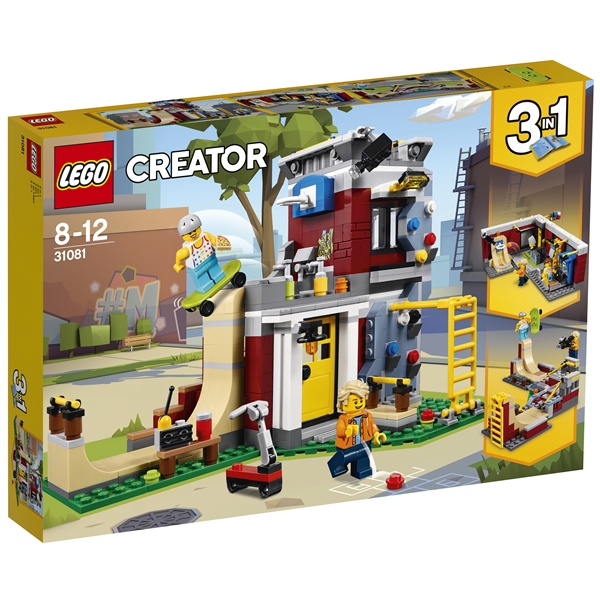 31081 LEGO Creator Modulsæt: Skaterhus (Billede 1 af 3)