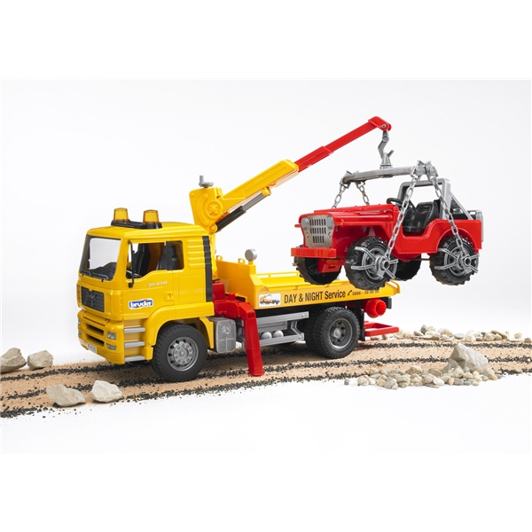 Bruder 2750 MAN TGA Kranvogn (Billede 4 af 4)