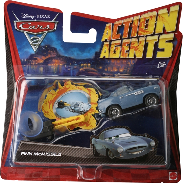 Biler 2 Car w Launcher - Finn McMissile (Billede 1 af 2)