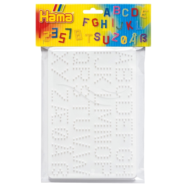 Hama Perleplade 4455 - Bogstaver/Tal