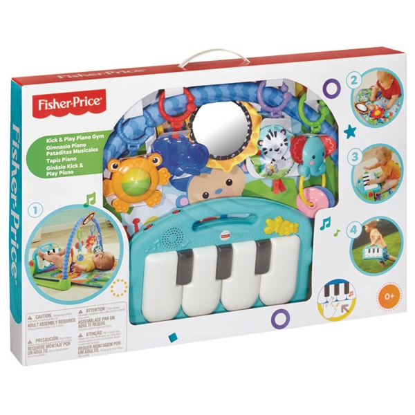 Fisher Price Kick & Play Piano Gym (Billede 2 af 6)