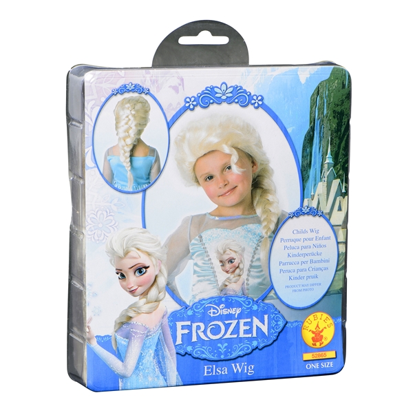 Elsa Frost Frozen Dragt Paryk (Billede 1 af 3)