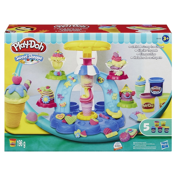 Play-Doh Sweet Shoppe Swirl & Scoop Ice Cream (Billede 1 af 2)