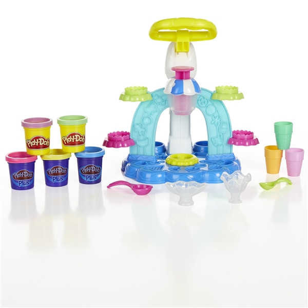 Play-Doh Sweet Shoppe Swirl & Scoop Ice Cream (Billede 2 af 2)