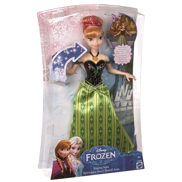 Anna Frozen Frost Syngende Dukke - Disney Prinsesser - Disney Shopping4net