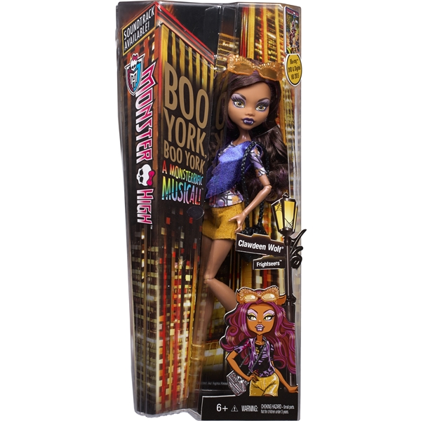 Monster High Boo York Clawdeen Wolf (Billede 1 af 2)