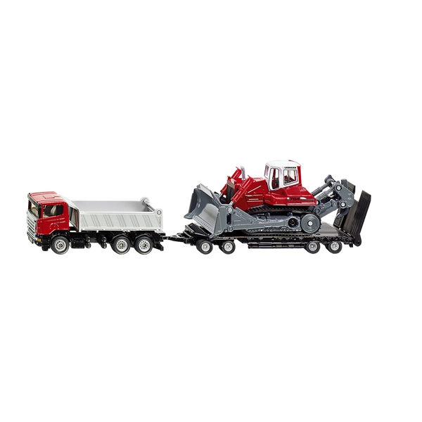 Siku 1:87 Scania Lastbil Anhænger Gravemaskine (Billede 3 af 3)