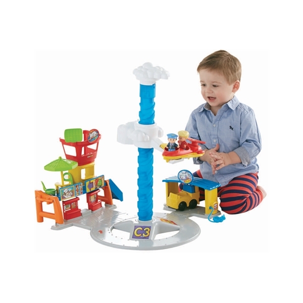 Little People Spinnin Sounds Airport Fisher Price (Billede 2 af 5)