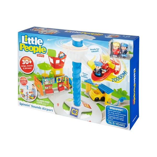 Little People Spinnin Sounds Airport Fisher Price (Billede 5 af 5)