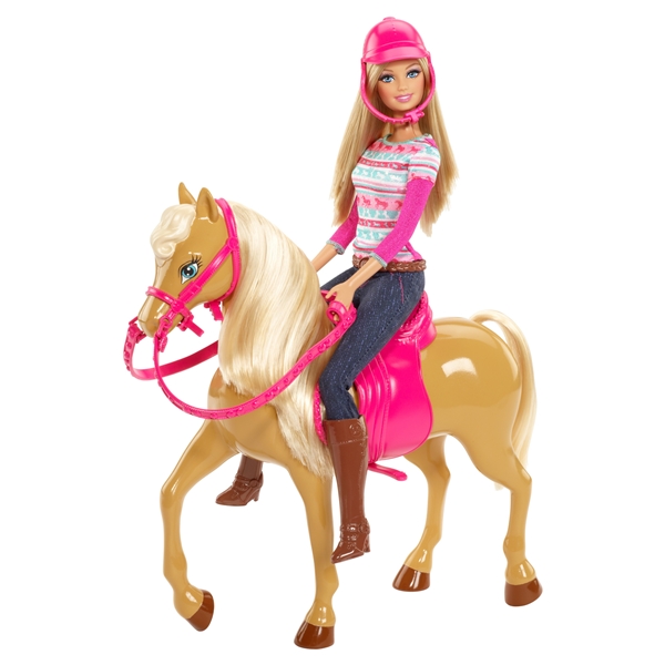 Barbie - Dukke med Hest og Tilbehør (Billede 1 af 5)