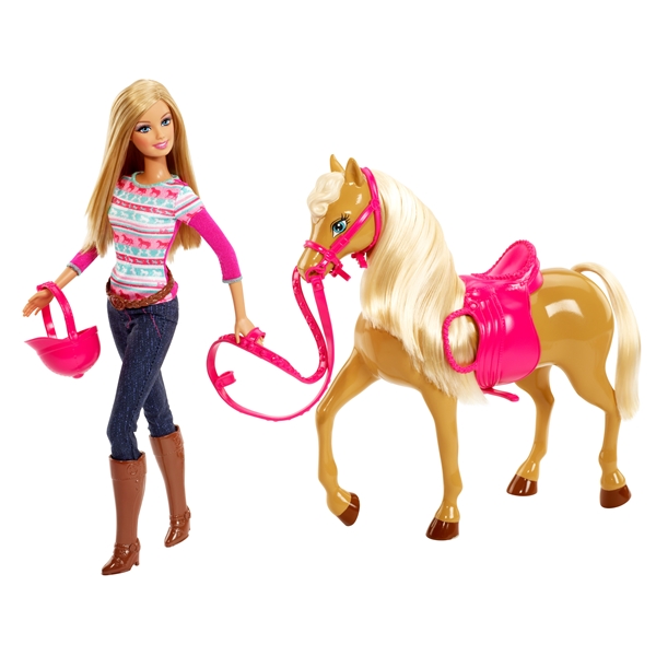 Barbie - Dukke med Hest og Tilbehør (Billede 5 af 5)