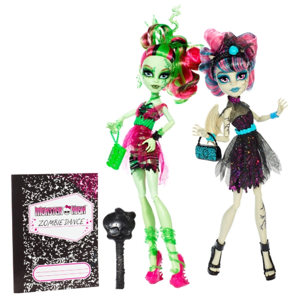 Monster High Zoombie Rochelle Goyle & Venus (Billede 1 af 3)