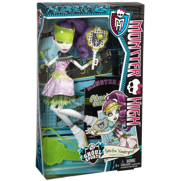 Monster High Ghoul Sports - Spectra Vondergeist (Billede 4 af 4)