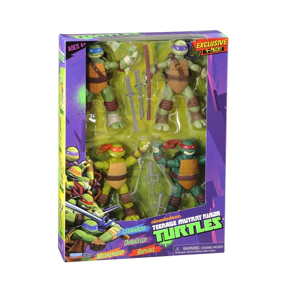 TMNT Turtles Figurer Pakke med 4 stk. (Billede 1 af 5)