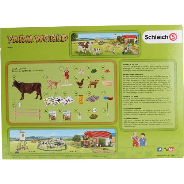 Schleich Julekalender Jul på Bondegården (Billede 2 af 2)