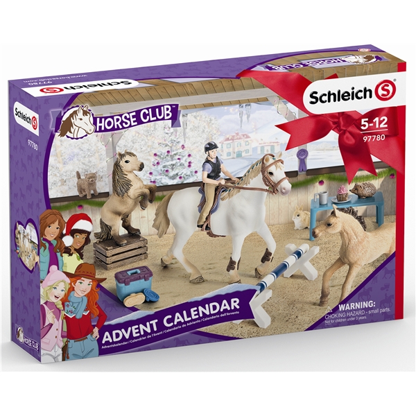 Schleich Julekalender Jul med Heste