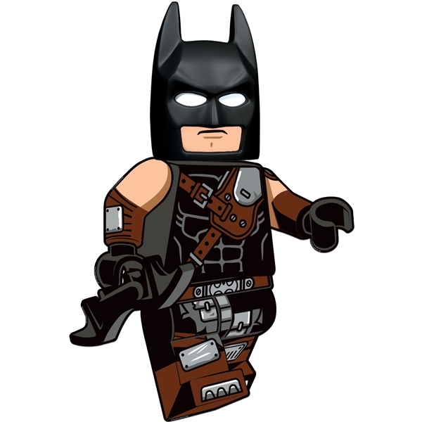 LEGO Movie 2 Batman Mask Night Light w/Sticker (Billede 2 af 4)