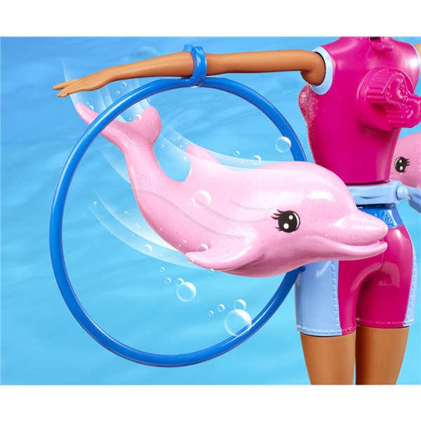 Barbie I Can Be Splash and Spin Dolphin Trainer (Billede 5 af 5)