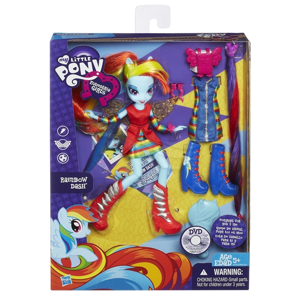 Equestria Girls Rainbow Dash (Billede 1 af 4)