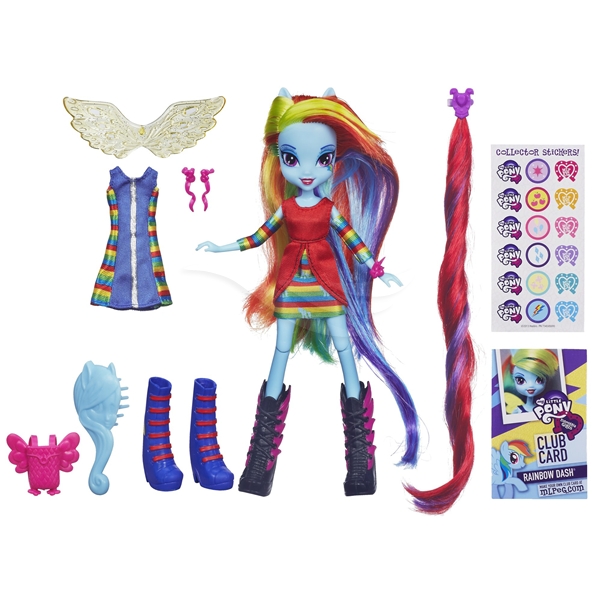 Equestria Girls Rainbow Dash (Billede 2 af 4)