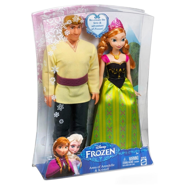 Disney Prinsesser - Frost, Anna & Kristoffer (Billede 1 af 8)