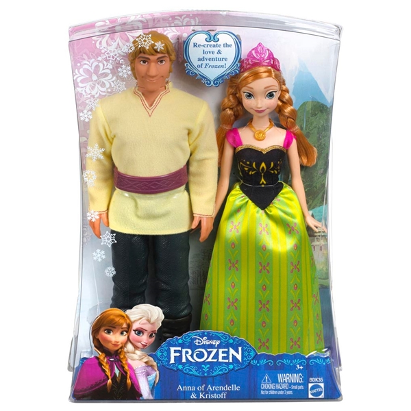 Disney Prinsesser - Frost, Anna & Kristoffer (Billede 2 af 8)