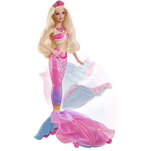 Barbie Pearl Princess 2-in-1 Mermaid Princess (Billede 2 af 6)