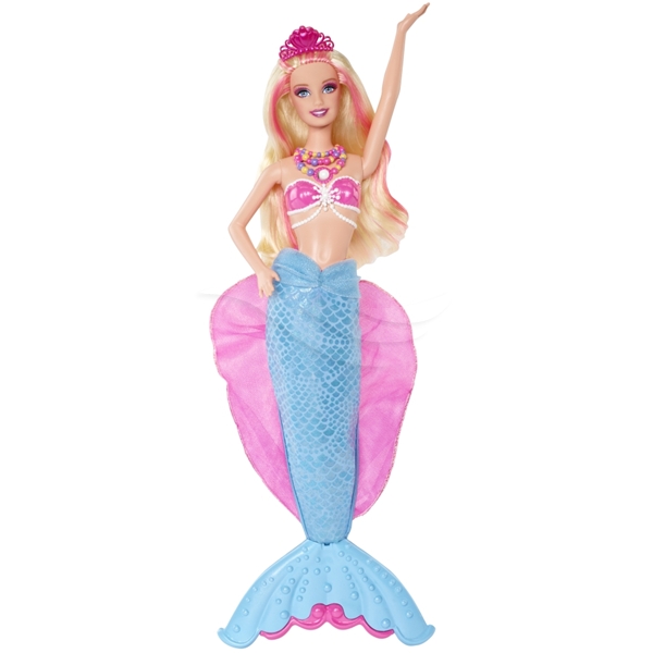 Barbie Pearl Princess 2-in-1 Mermaid Princess (Billede 3 af 6)