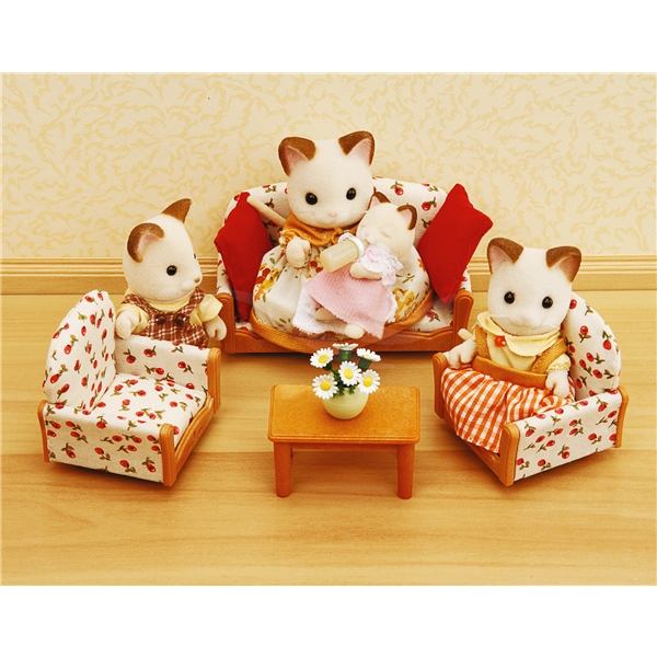 Sylvanian Families Sofa Sæt 3 Dele (Billede 1 af 2)