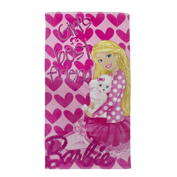 Barbie My Fab - Badehåndklæde 75 x 150 cm (Billede 1 af 2)
