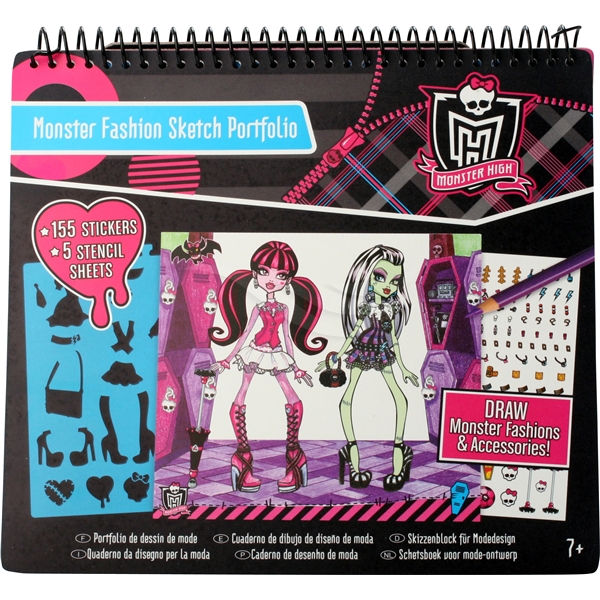 Monster High Monster Fashion Sketch Portfolio (Billede 1 af 3)