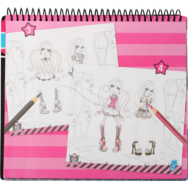 Monster High Monster Fashion Sketch Portfolio (Billede 3 af 3)