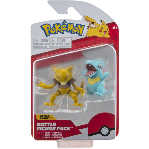 Pokémon Battle Figure (Abra & Totodile) (Billede 1 af 4)