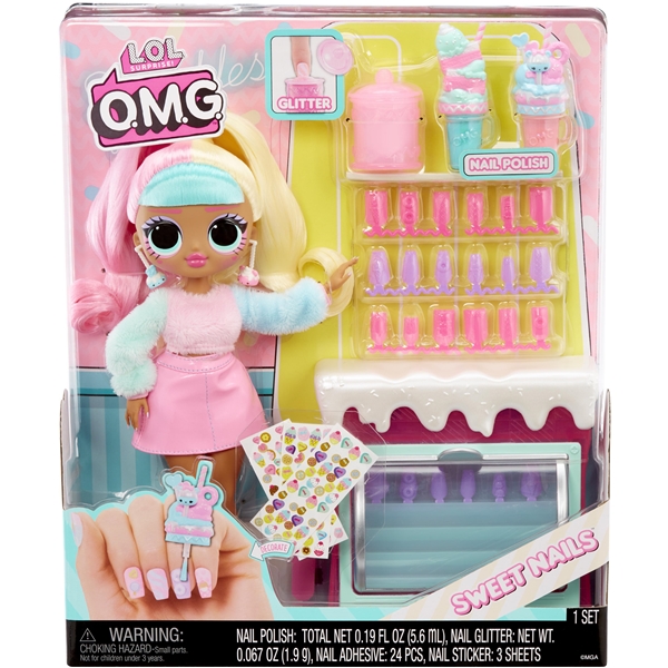 L.O.L. OMG Sweet Nails Candylicious Sprinkles Shop (Billede 1 af 7)