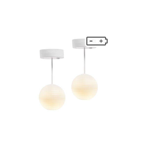 Lundby 2 Rispapirlampe Batteri (Billede 1 af 2)