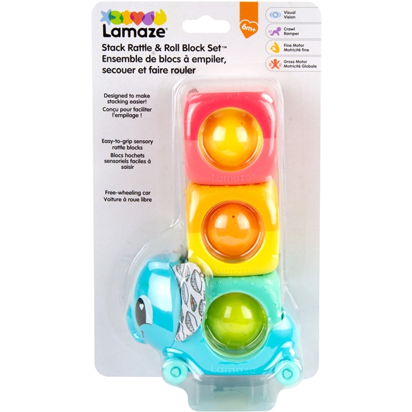 Lamaze Stack n Roll Lock n Blocks (Billede 4 af 4)