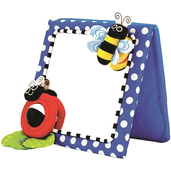Sassy Aktivitetslegetøj Mirror Crib & Floor (Billede 1 af 3)