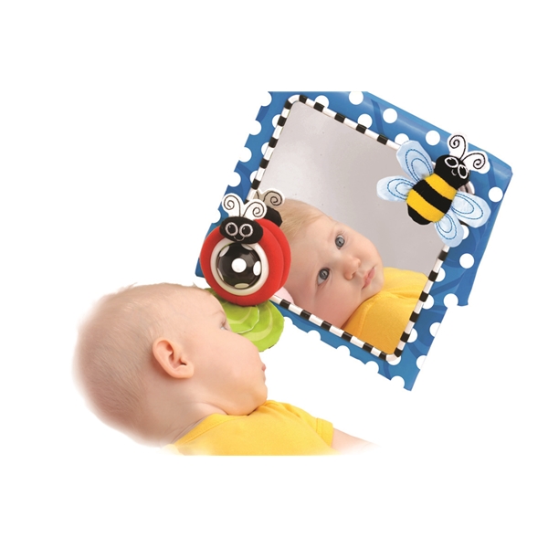Sassy Aktivitetslegetøj Mirror Crib & Floor (Billede 3 af 3)