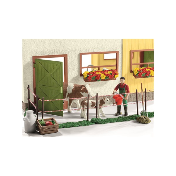 Schleich Stor Gård med Dyr og Tilbehoer (Billede 6 af 7)