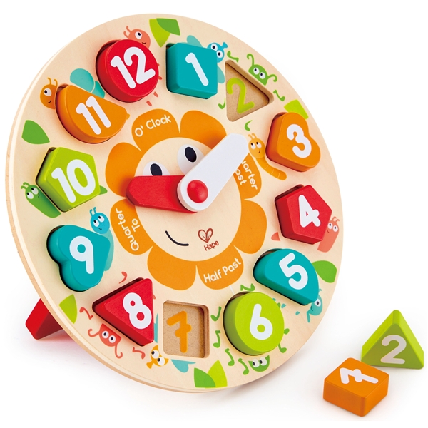 Hape Chunky Clock Puzzle (Billede 1 af 3)