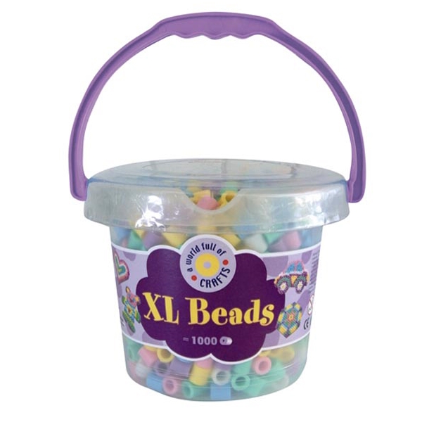 XL Beads - Perler i Spand 950 stk. - Pastel